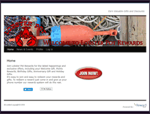 Tablet Screenshot of lobsterpot.rewardblaster.com